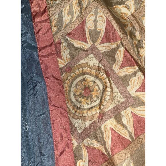 Vintage Sports Accent Cotton Lined Lightweight WindbreakerJacket Floral Size XL - Picture 8 of 12